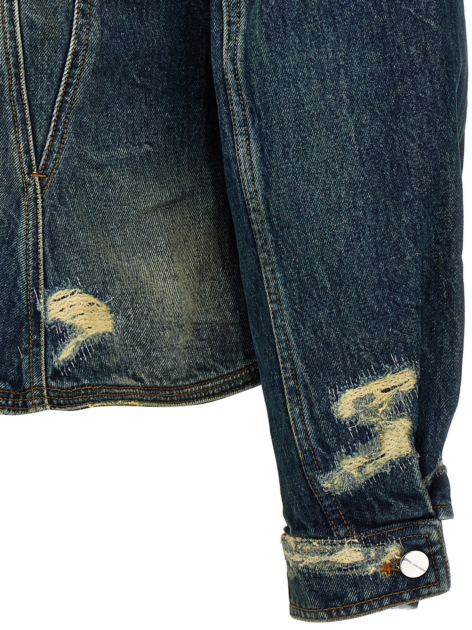 Blue Cotton Denim Jacket