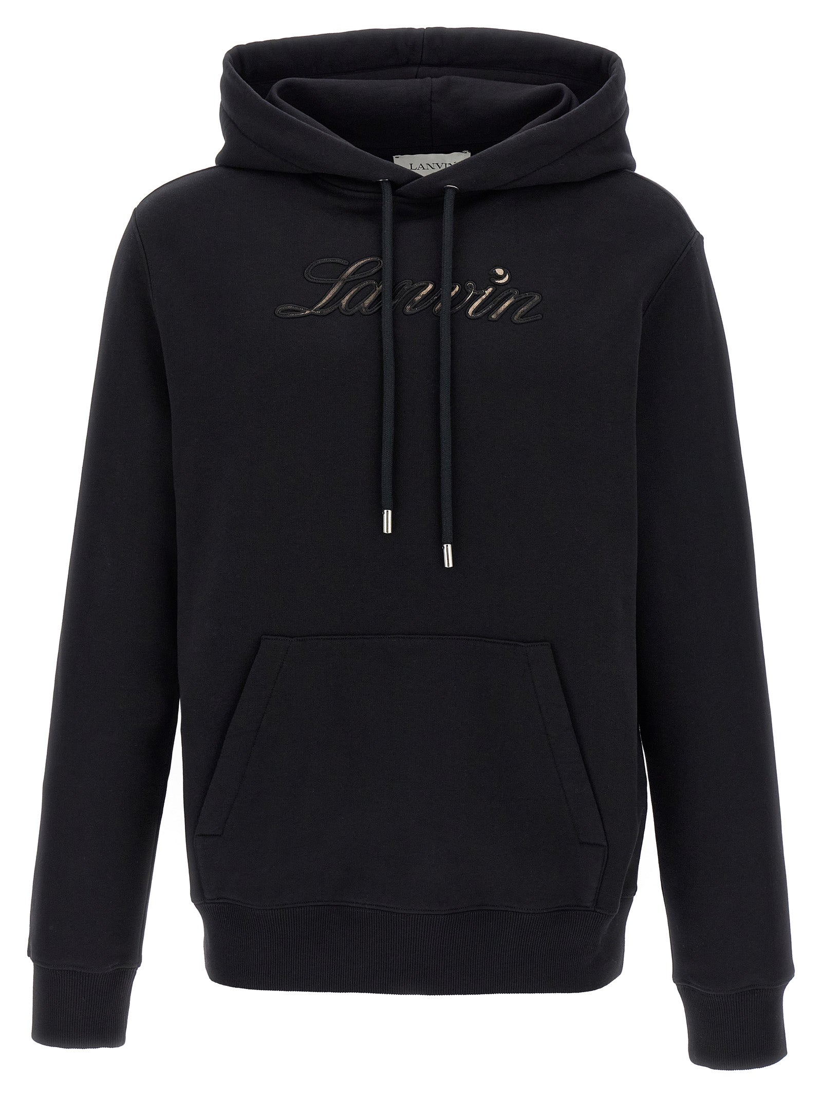 Black Cotton Sweatshirt