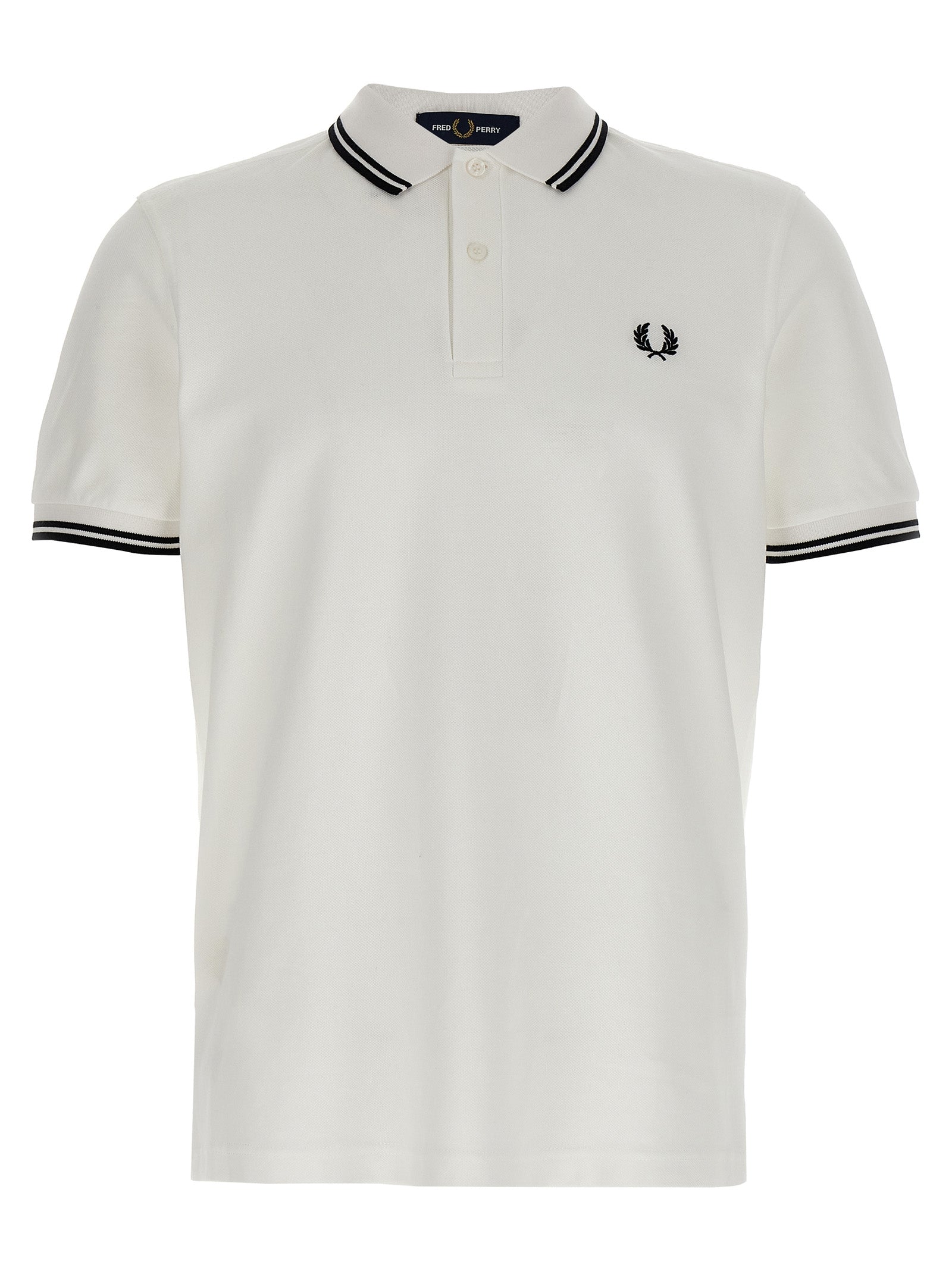 White Cotton Polo Shirt