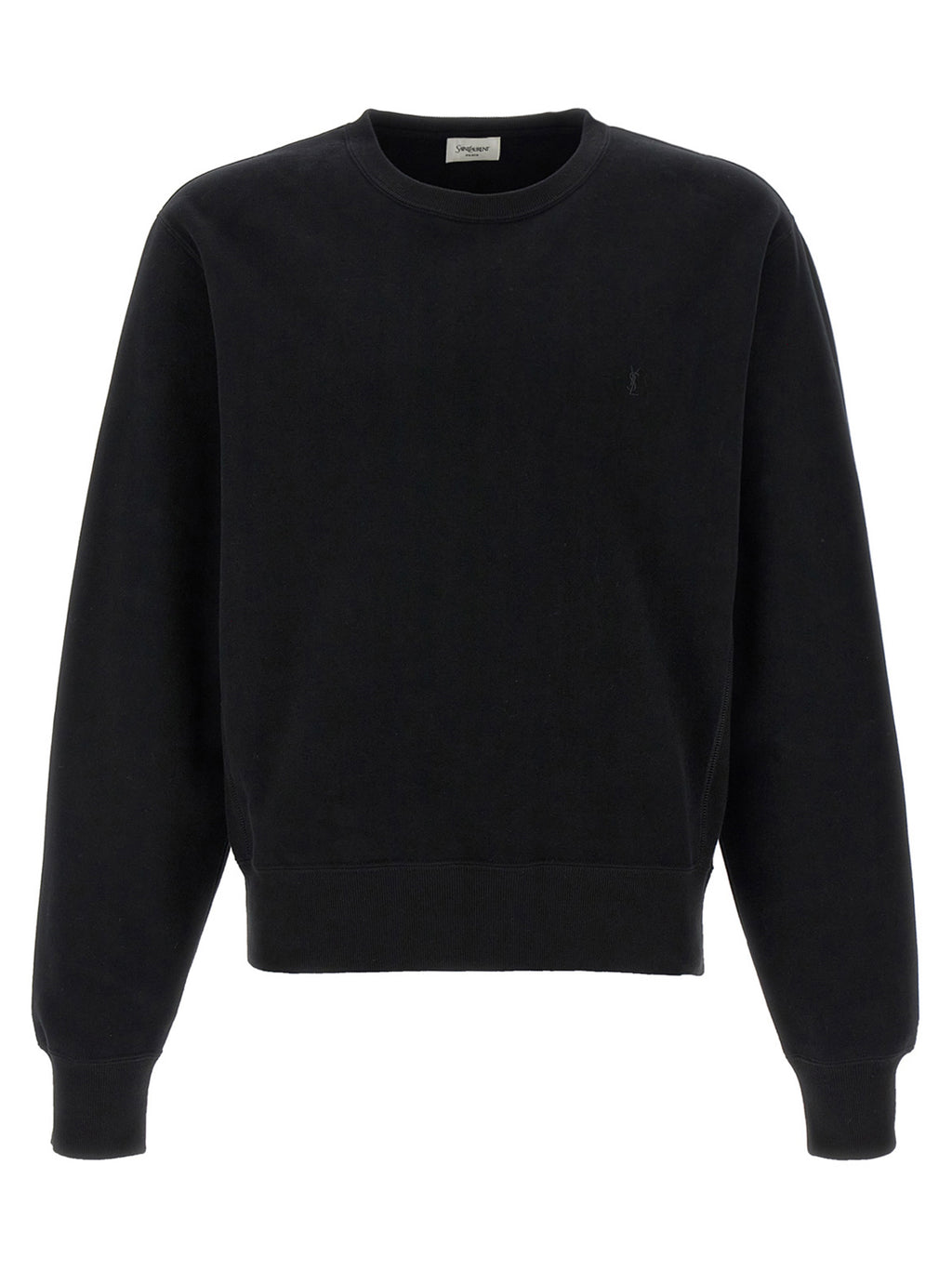 Black Cotton Sweatshirt