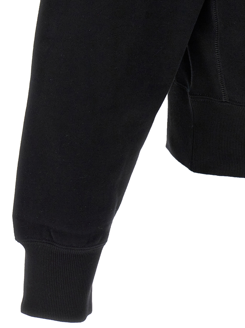 Black Cotton Sweatshirt