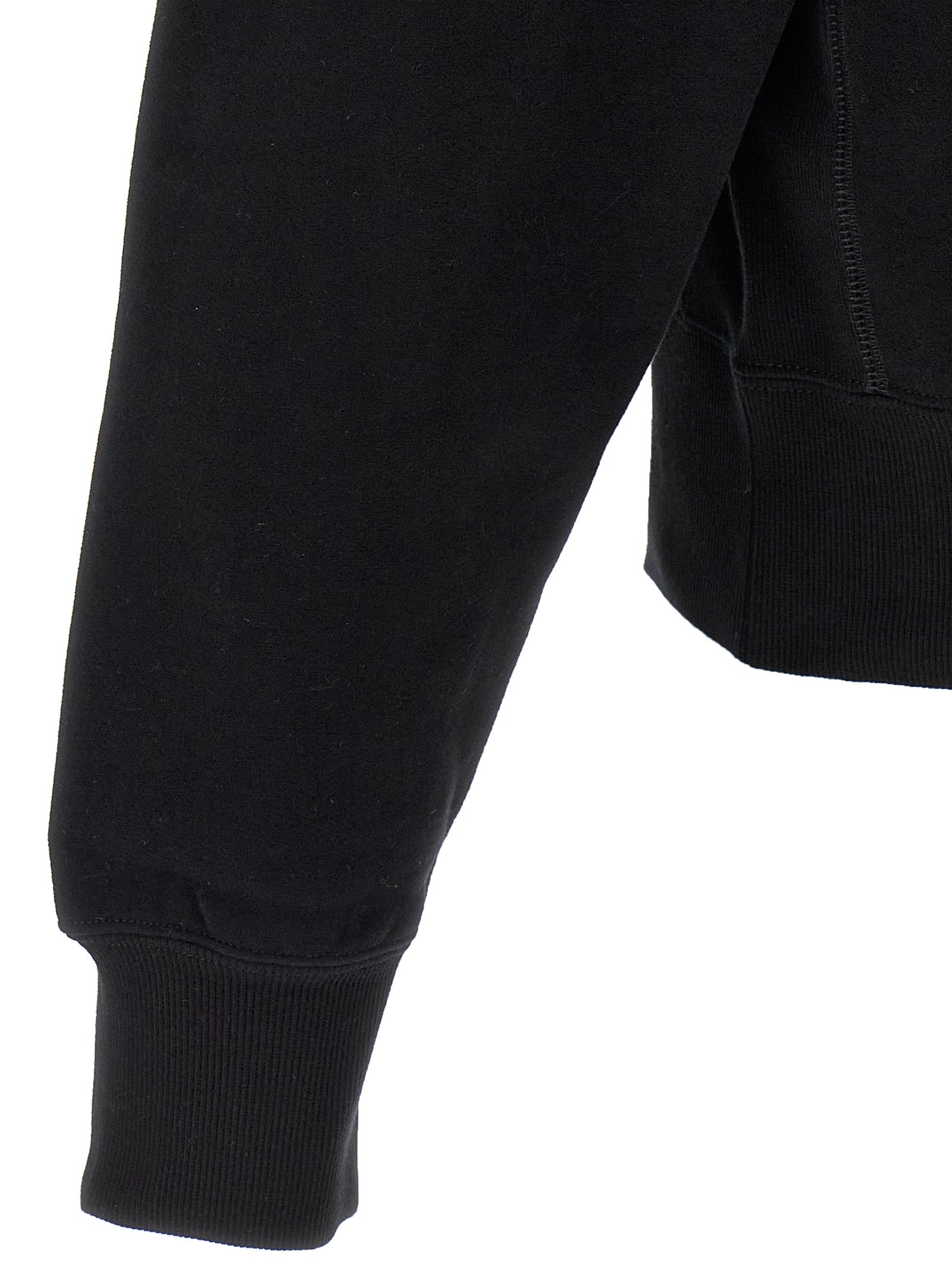 Black Cotton Sweatshirt