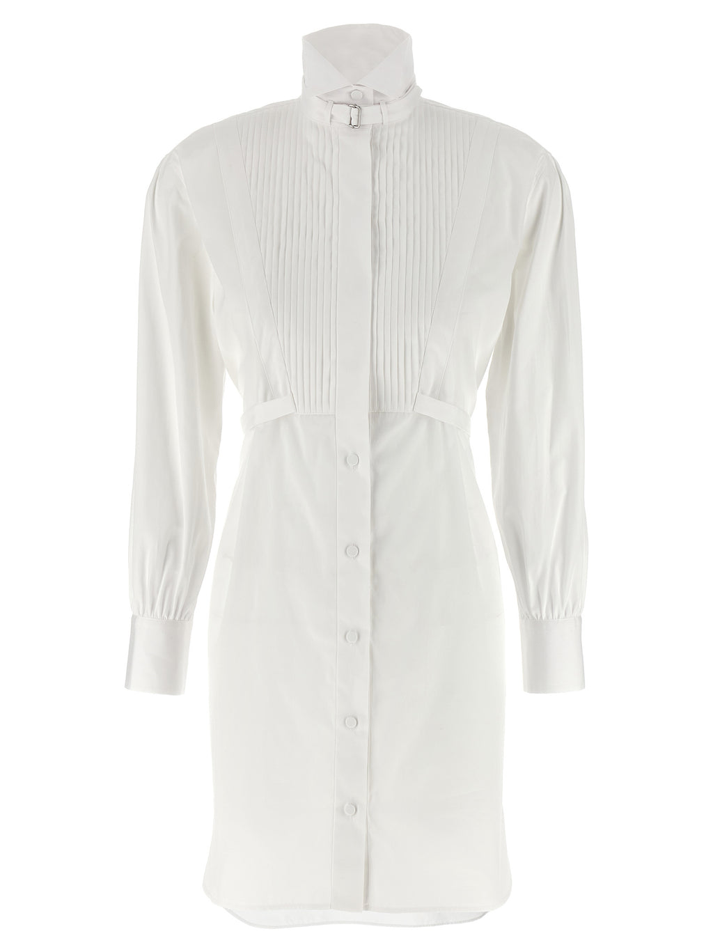 White Cotton Midi Dress