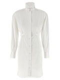 White Cotton Midi Dress