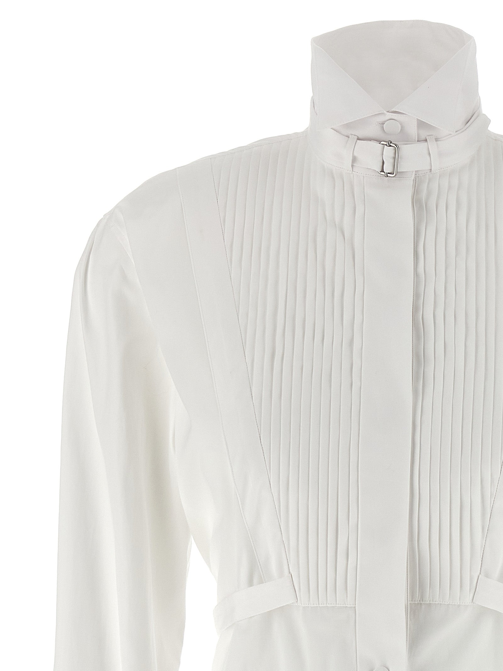 White Cotton Midi Dress