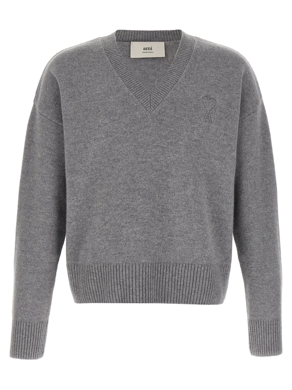 Gray Wool Cardigan