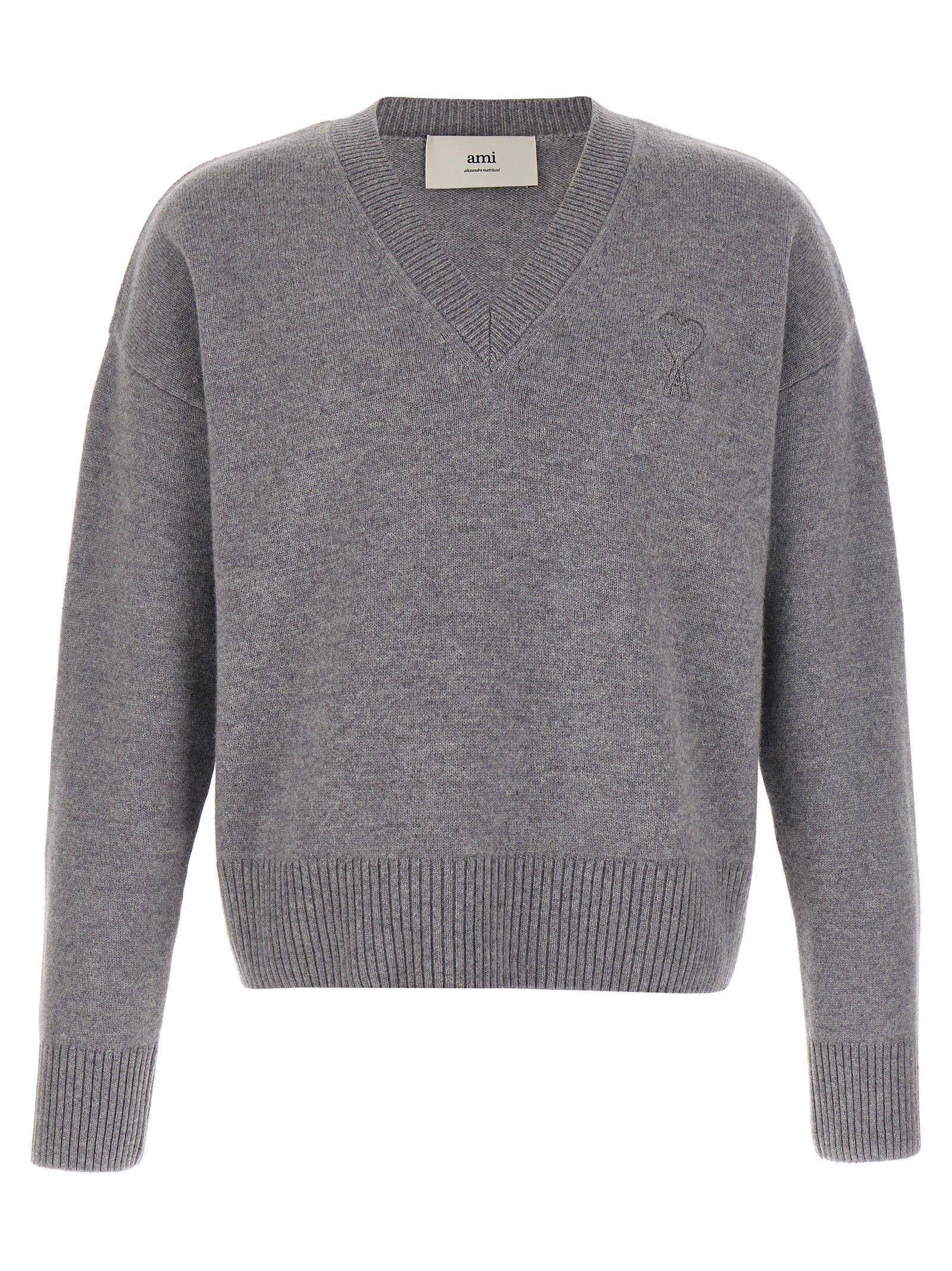 Gray Wool Cardigan