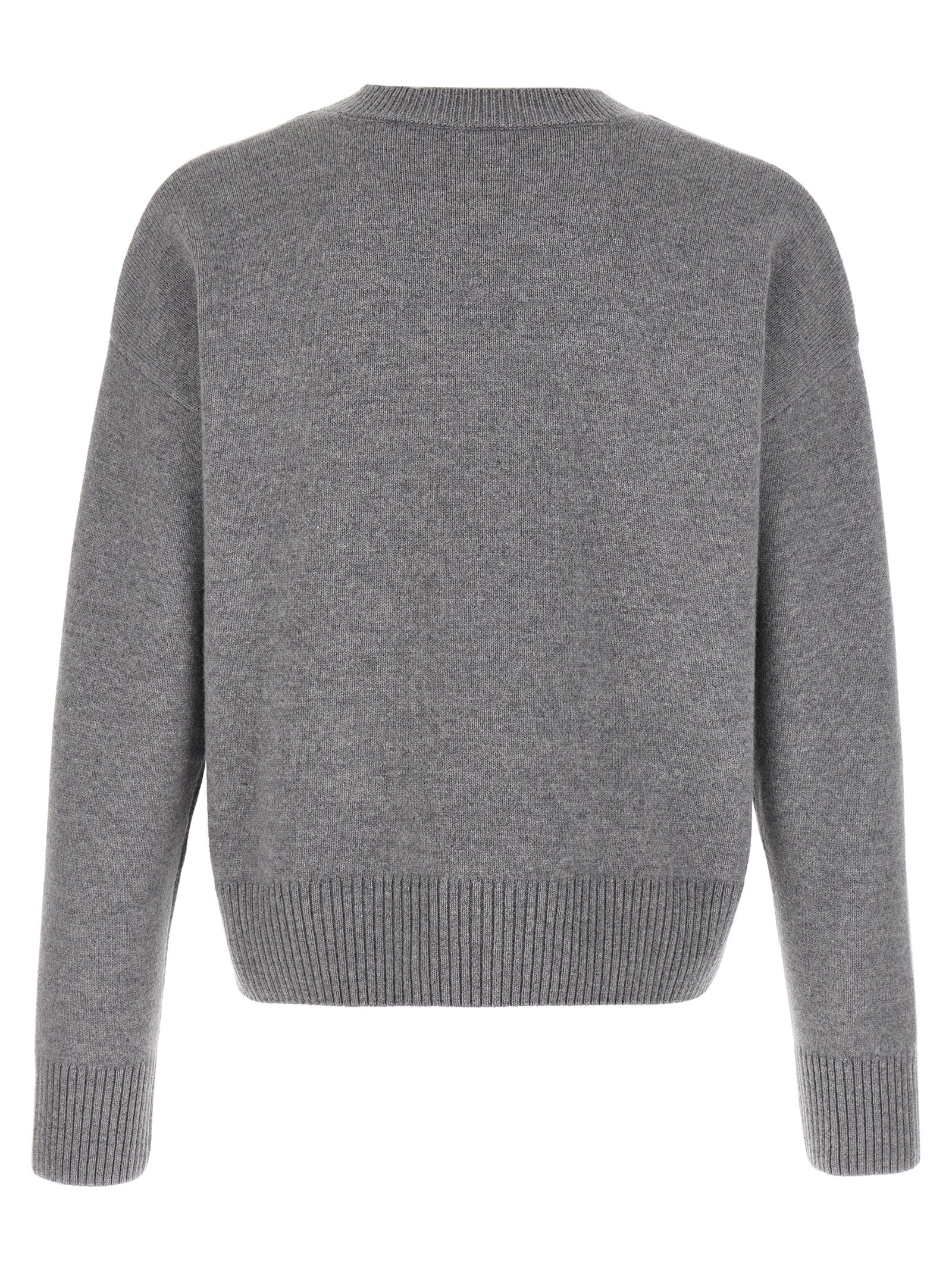 Gray Wool Cardigan