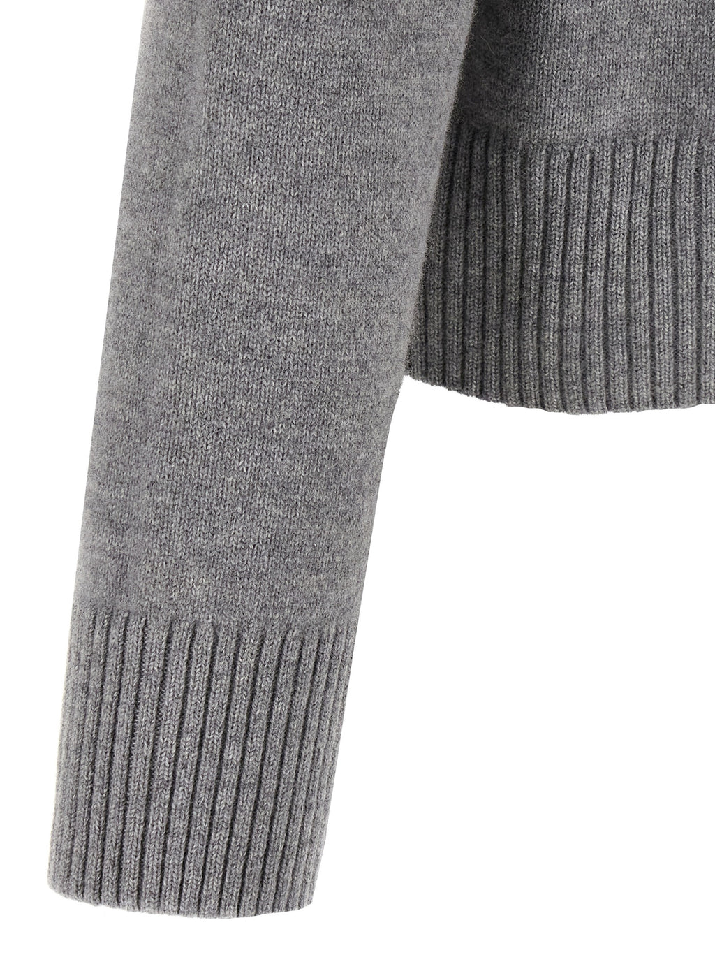 Gray Wool Cardigan