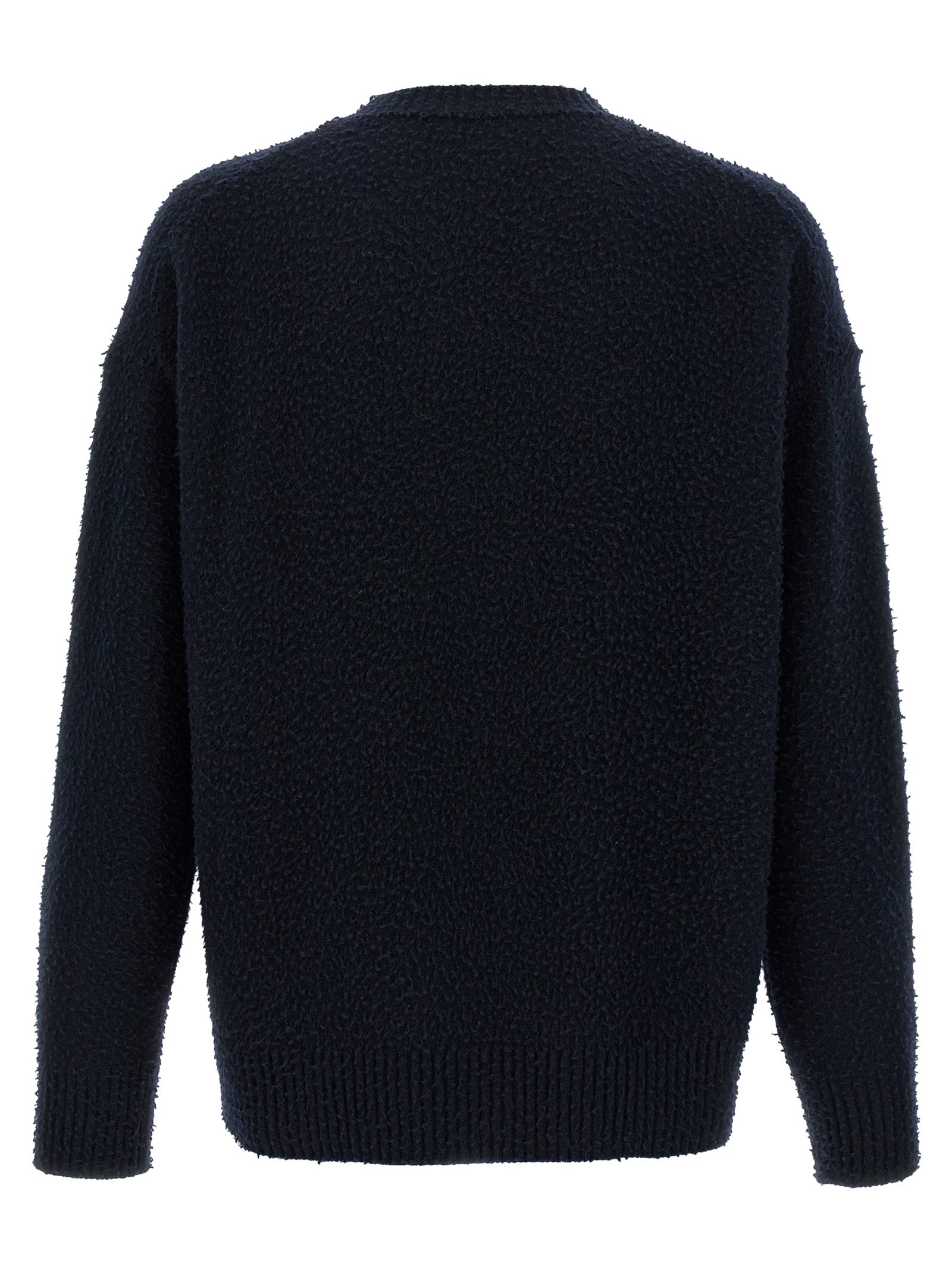 Blue Merino Wool Cardigan