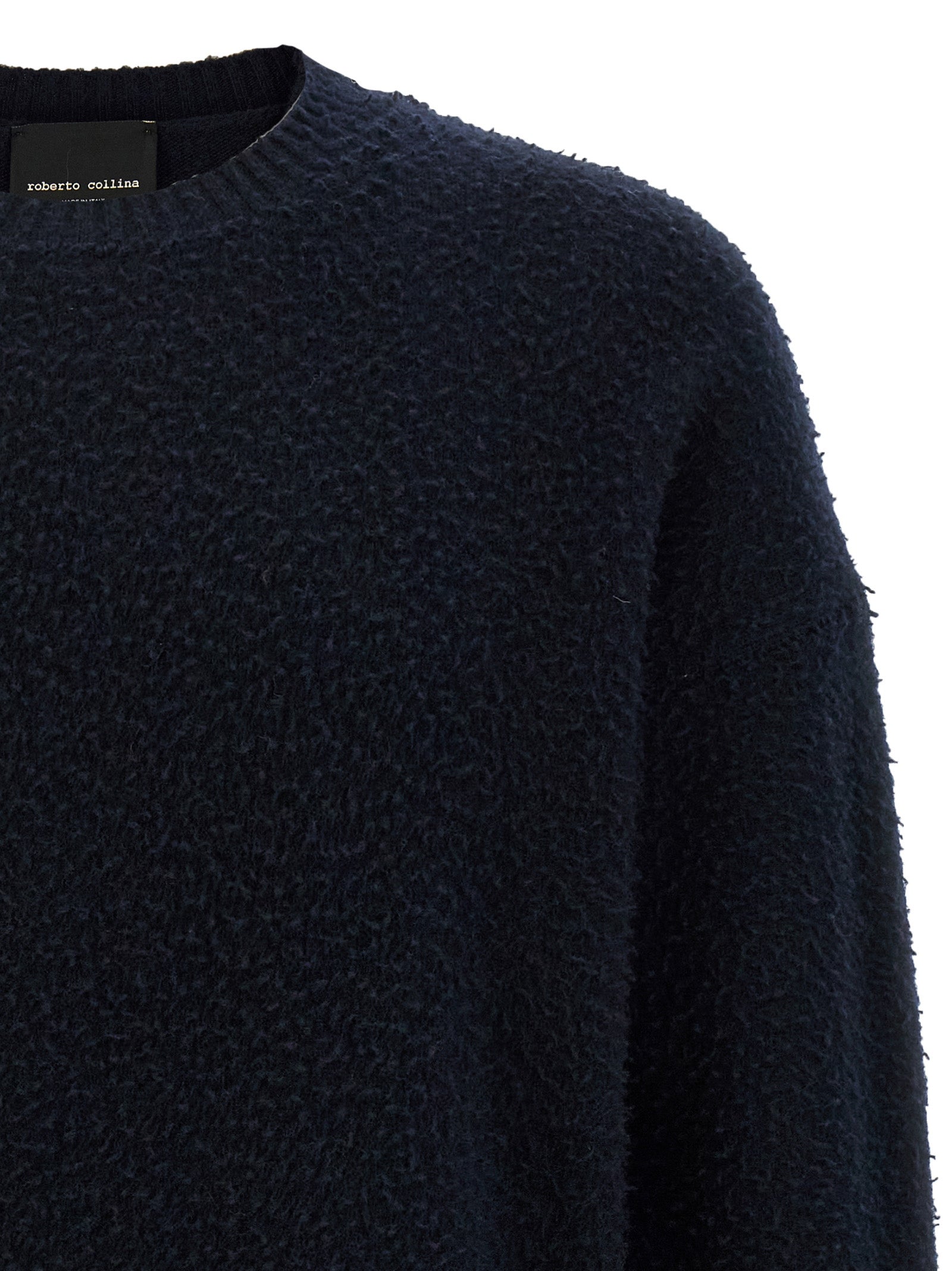 Blue Merino Wool Cardigan
