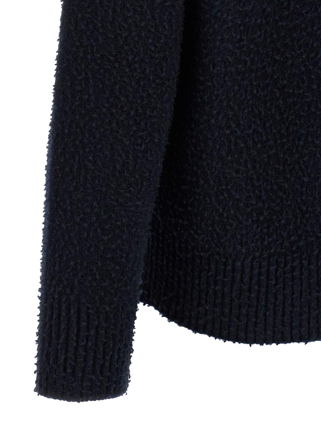 Blue Merino Wool Cardigan