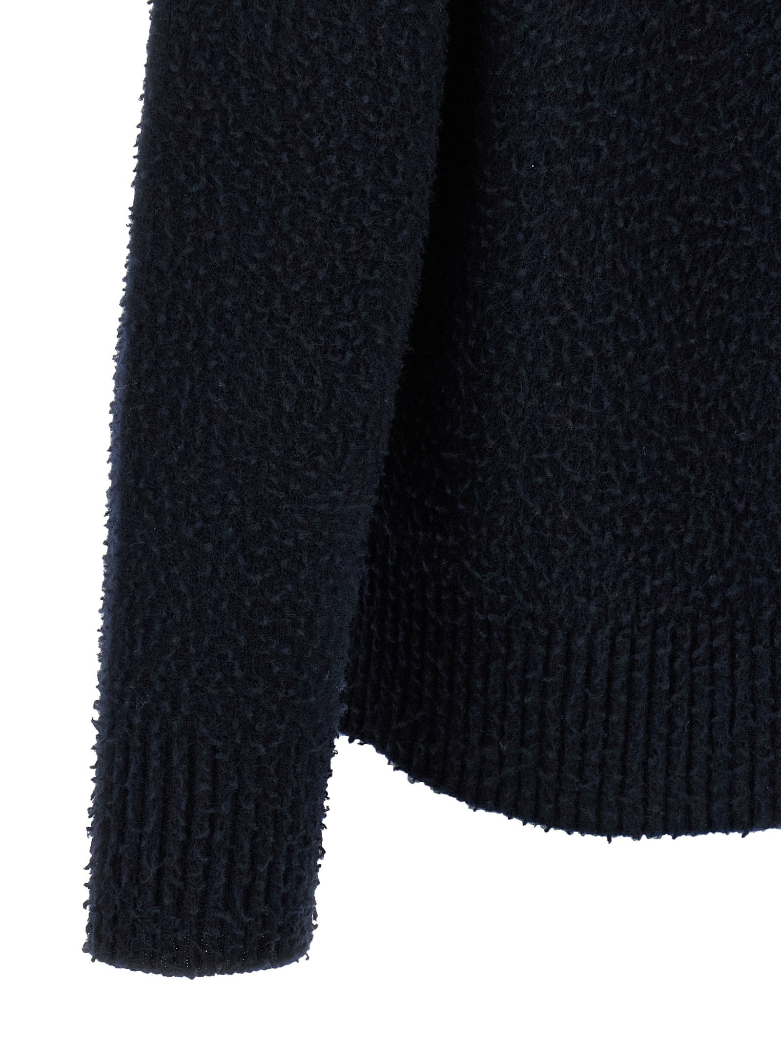 Blue Merino Wool Cardigan