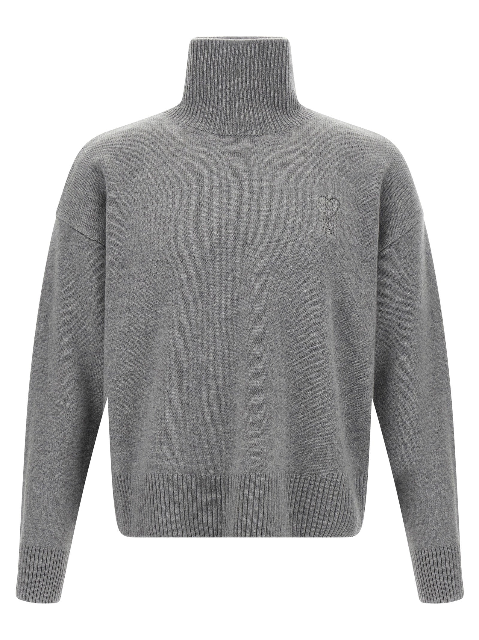 Gray Wool Cardigan
