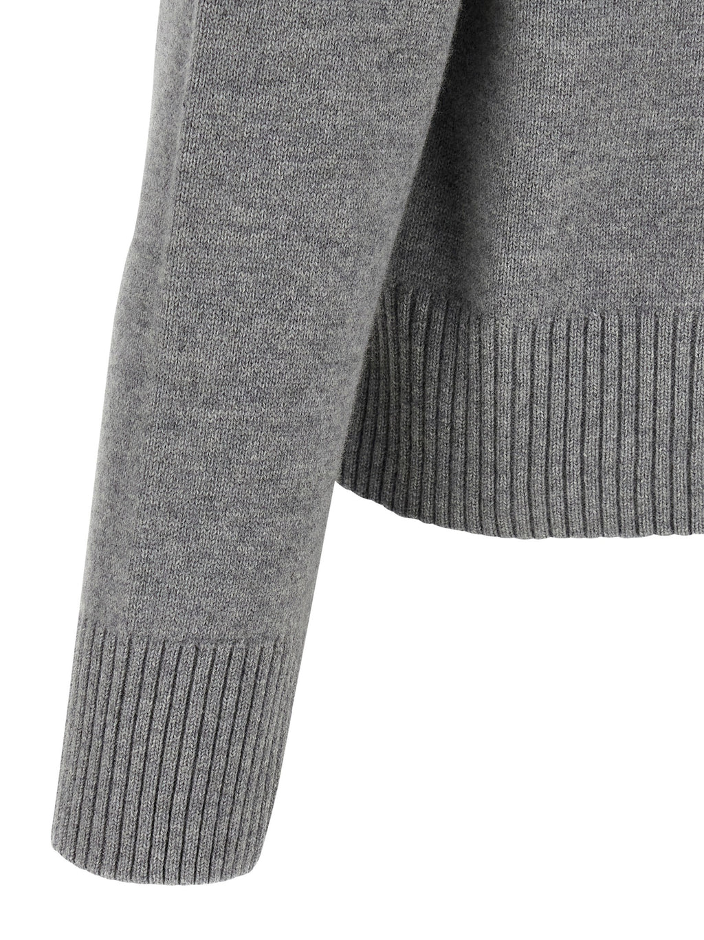 Gray Wool Cardigan