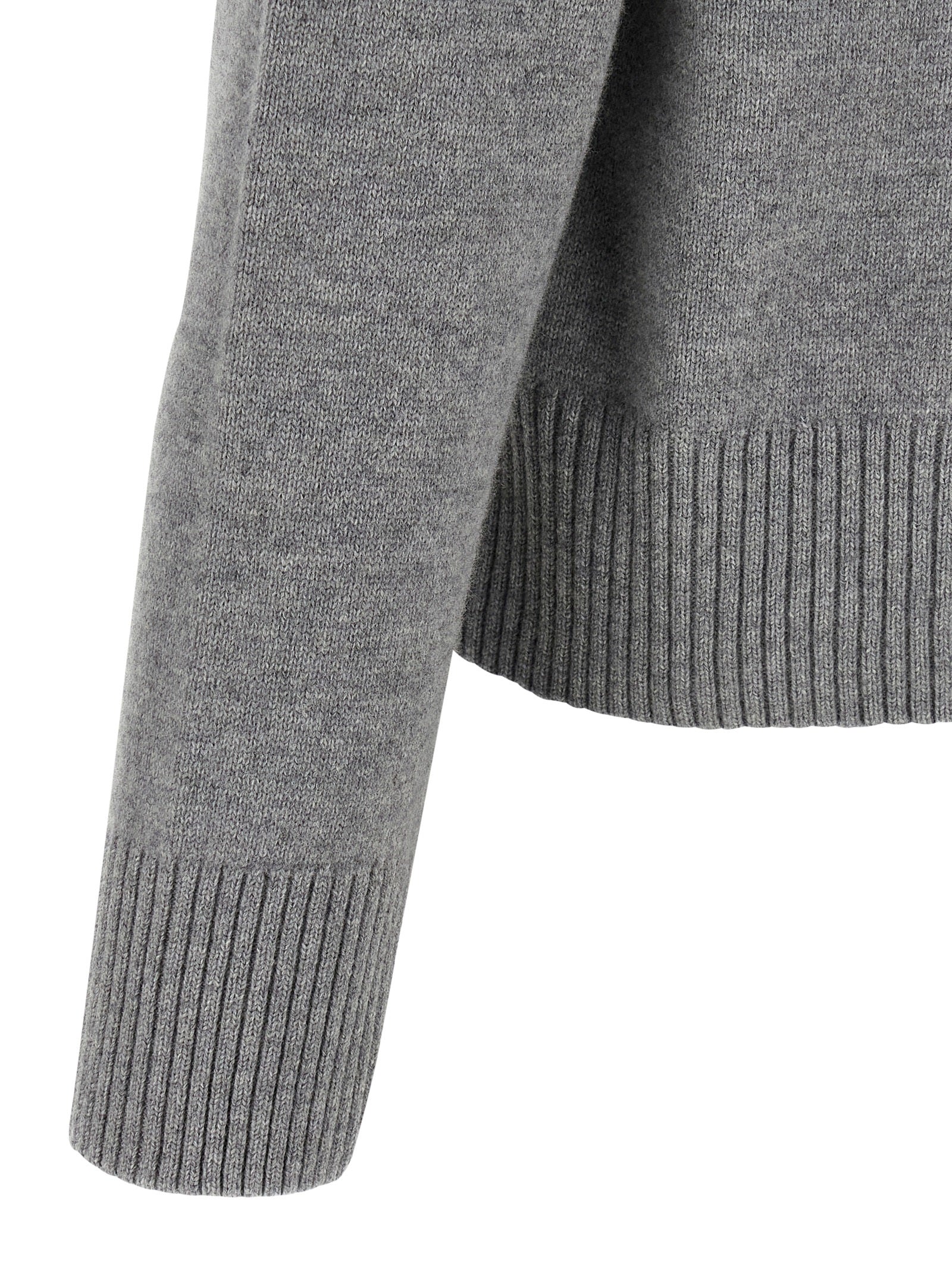 Gray Wool Cardigan