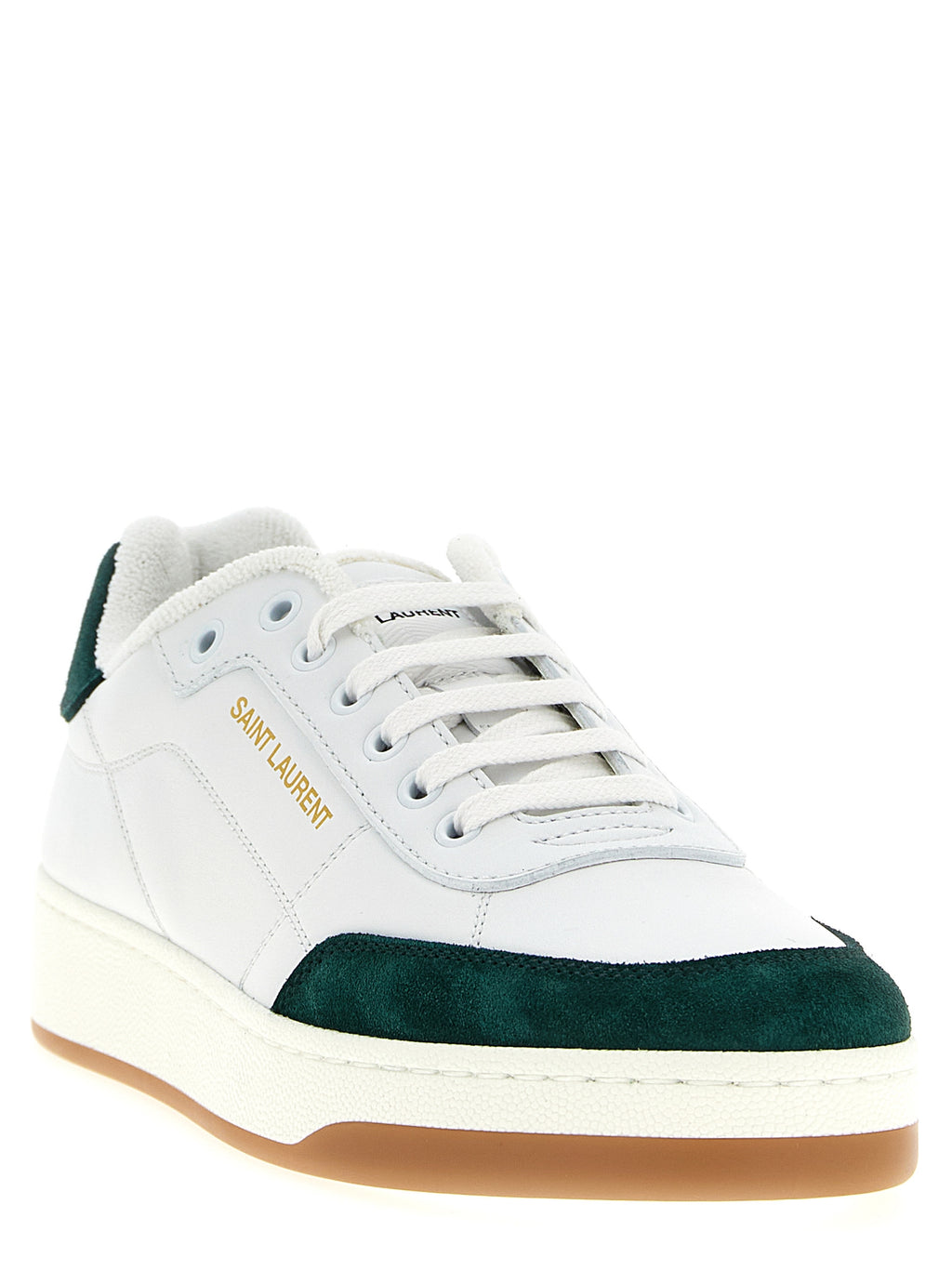 Bicolor Calfskin Low Top Sneakers