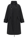 Gray Polyamide Parka