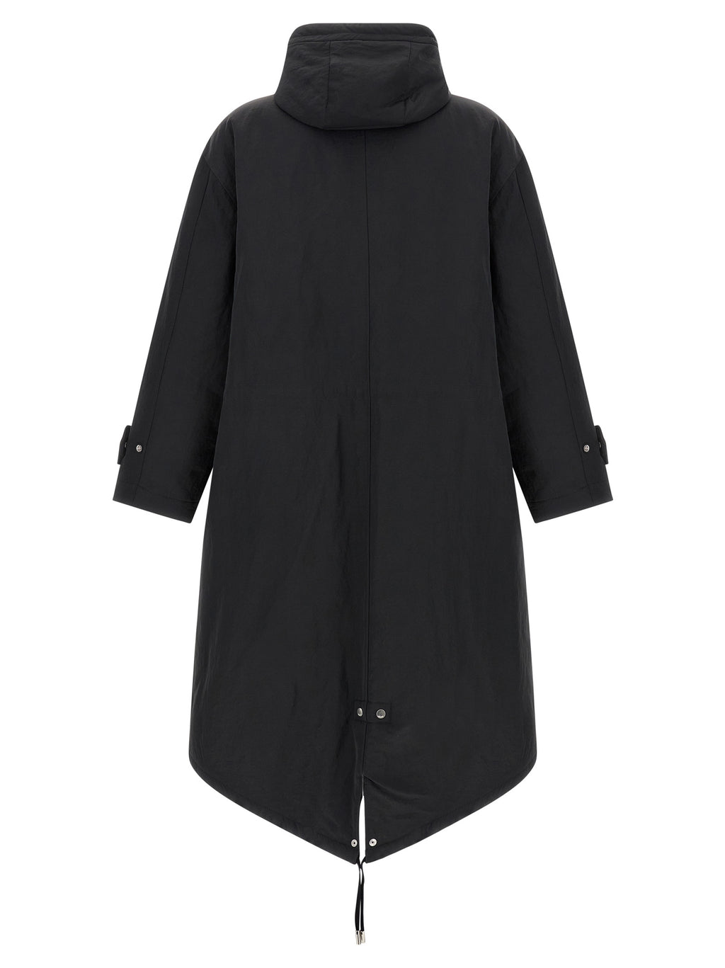 Gray Polyamide Parka