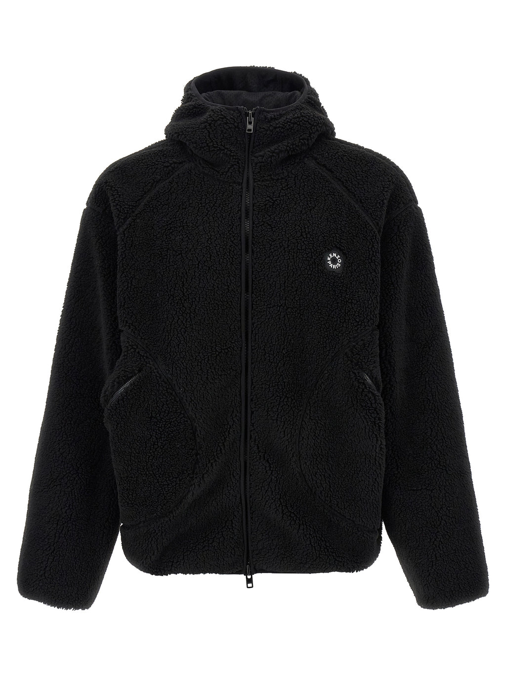 Black Polyester Sweatshirt