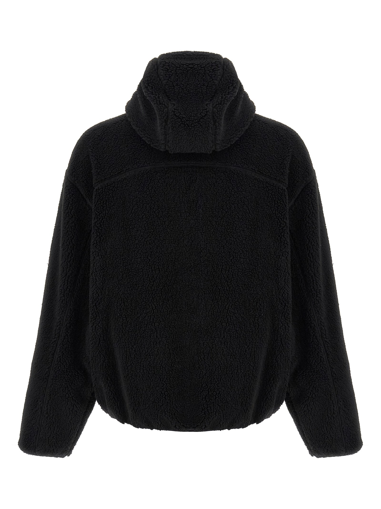 Black Polyester Sweatshirt