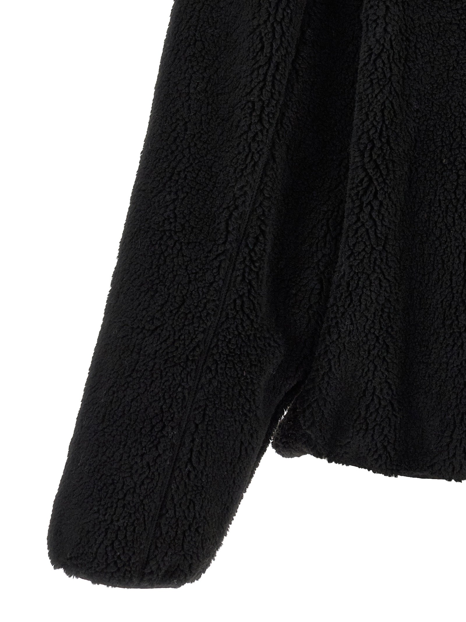 Black Polyester Sweatshirt