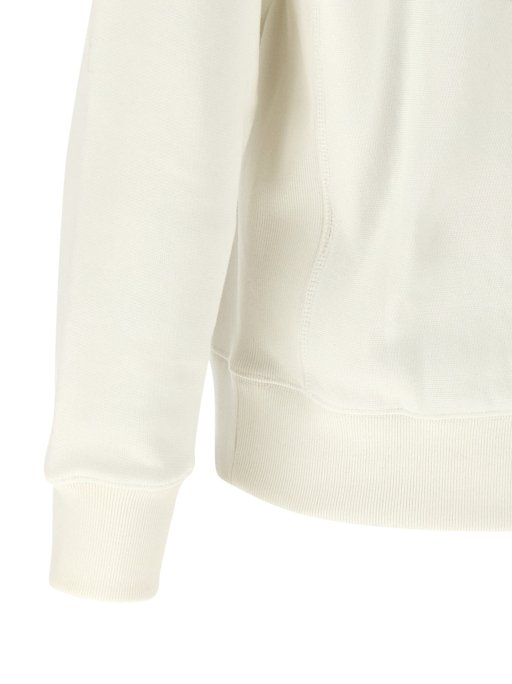 White Cotton Sweatshirt