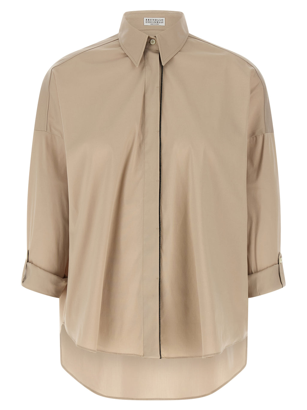Beige Cotton Blouse