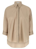 Beige Cotton Blouse