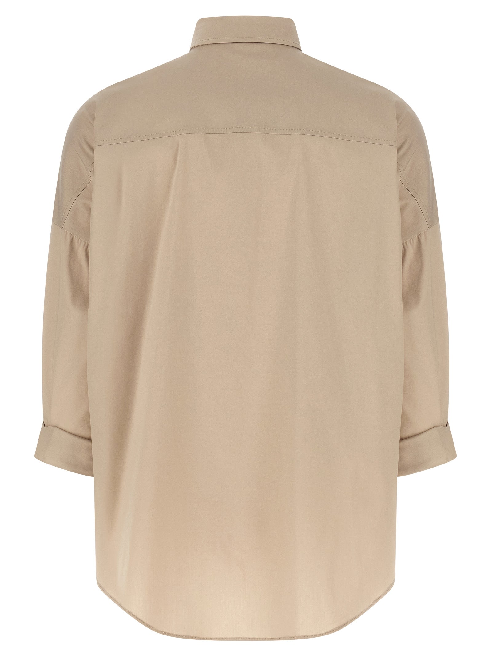 Beige Cotton Blouse