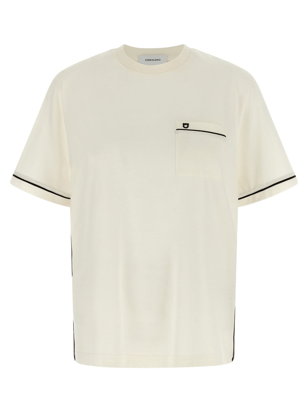 Beige Cotton T-Shirt