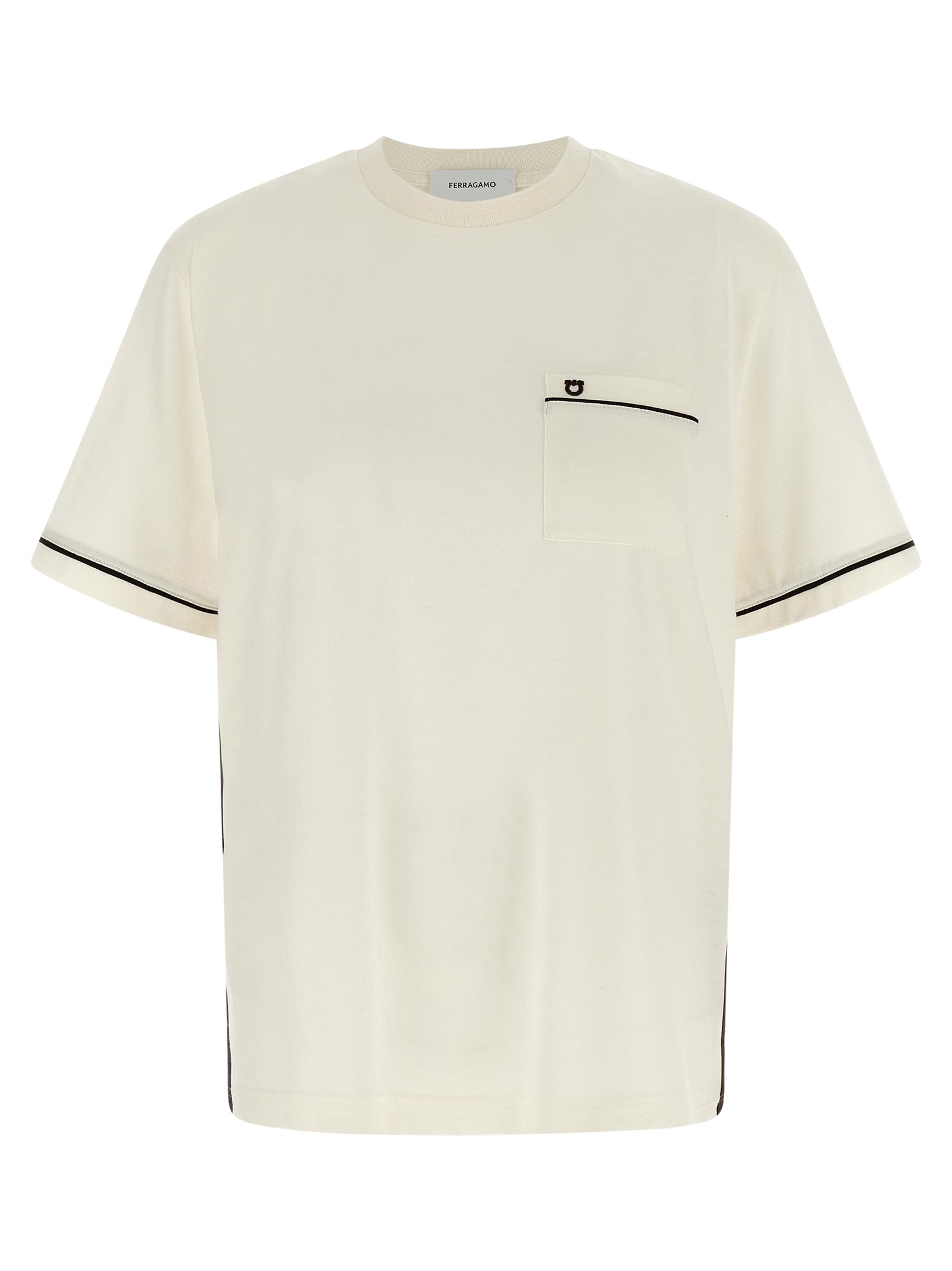 Beige Cotton T-Shirt