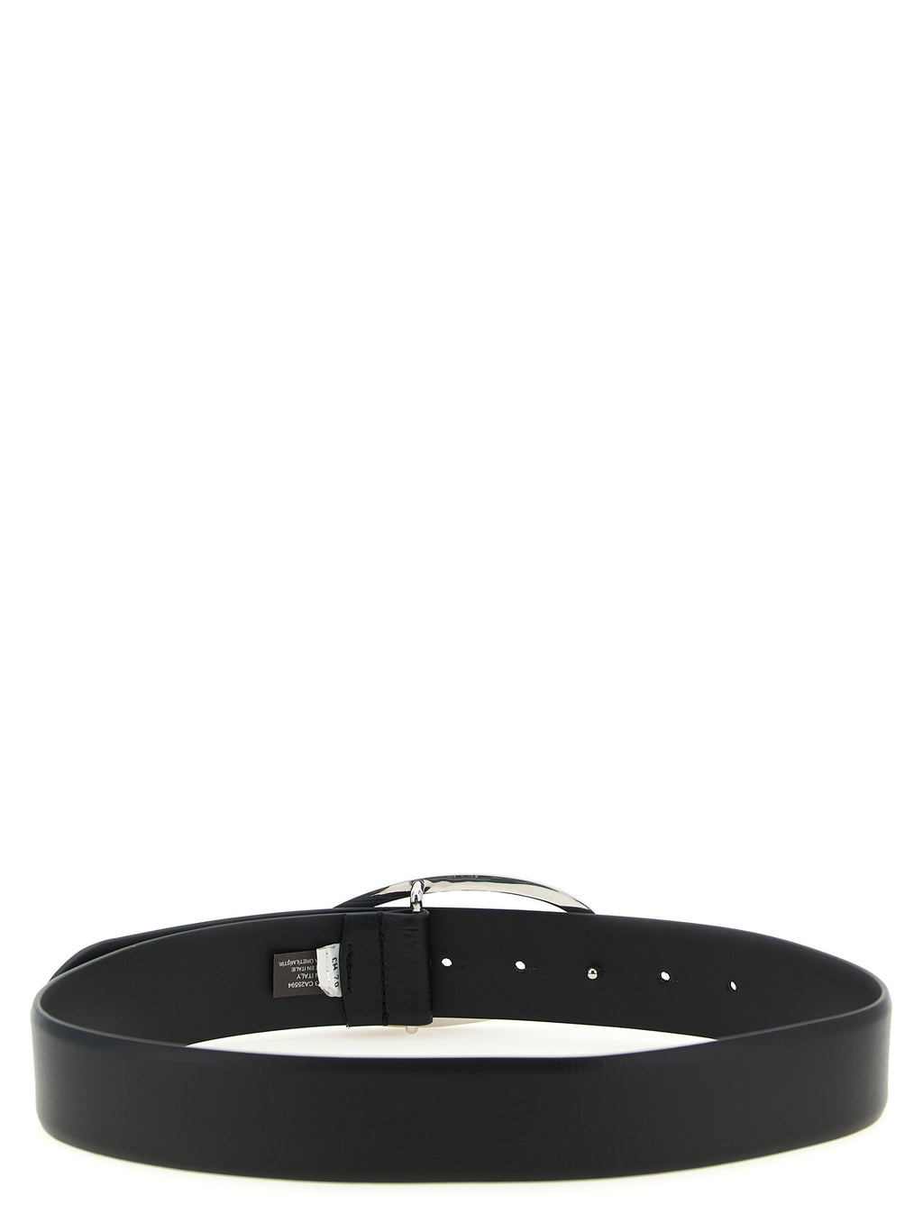 Black Leather Regular Belt