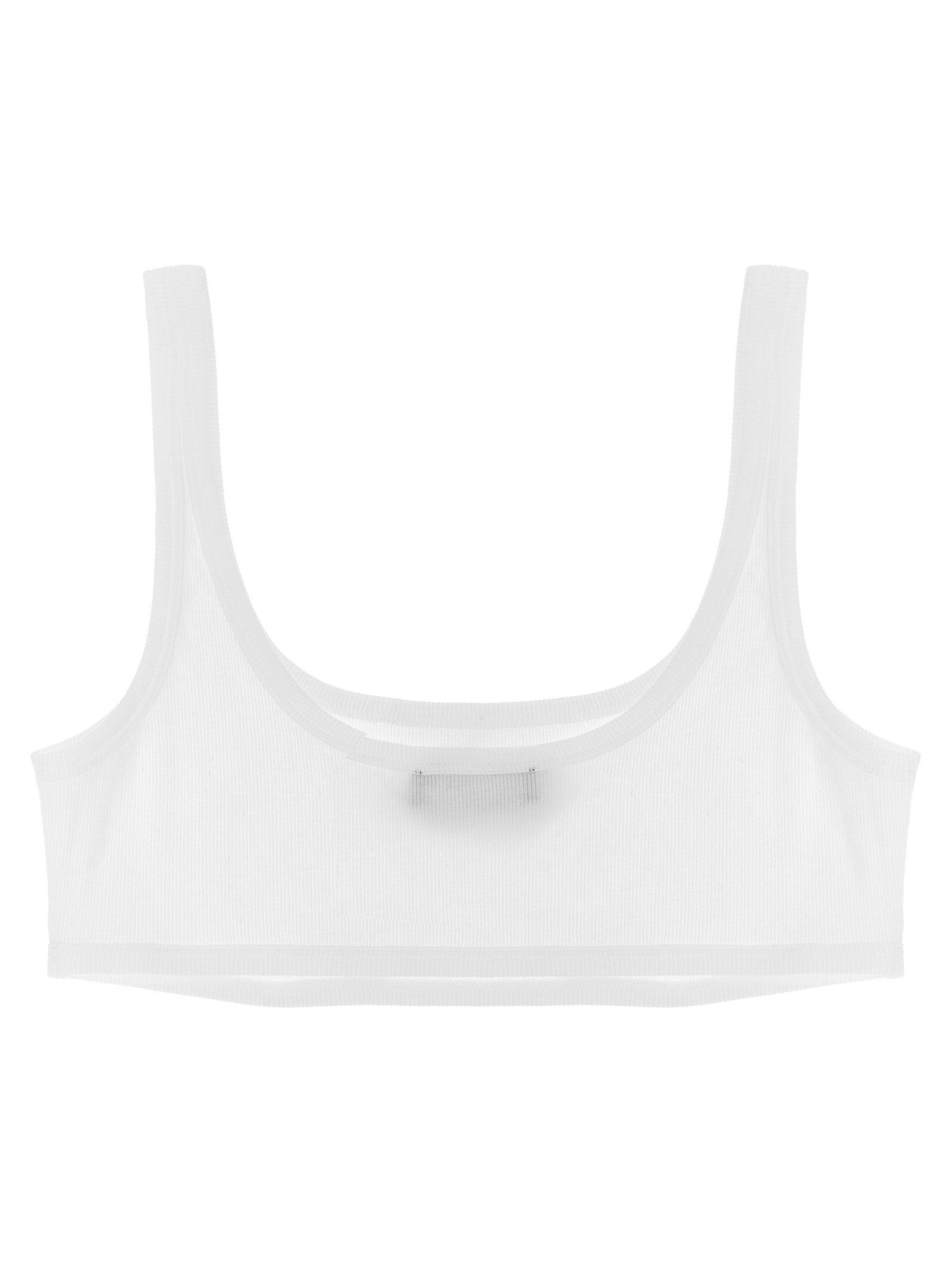 White Cotton Bra