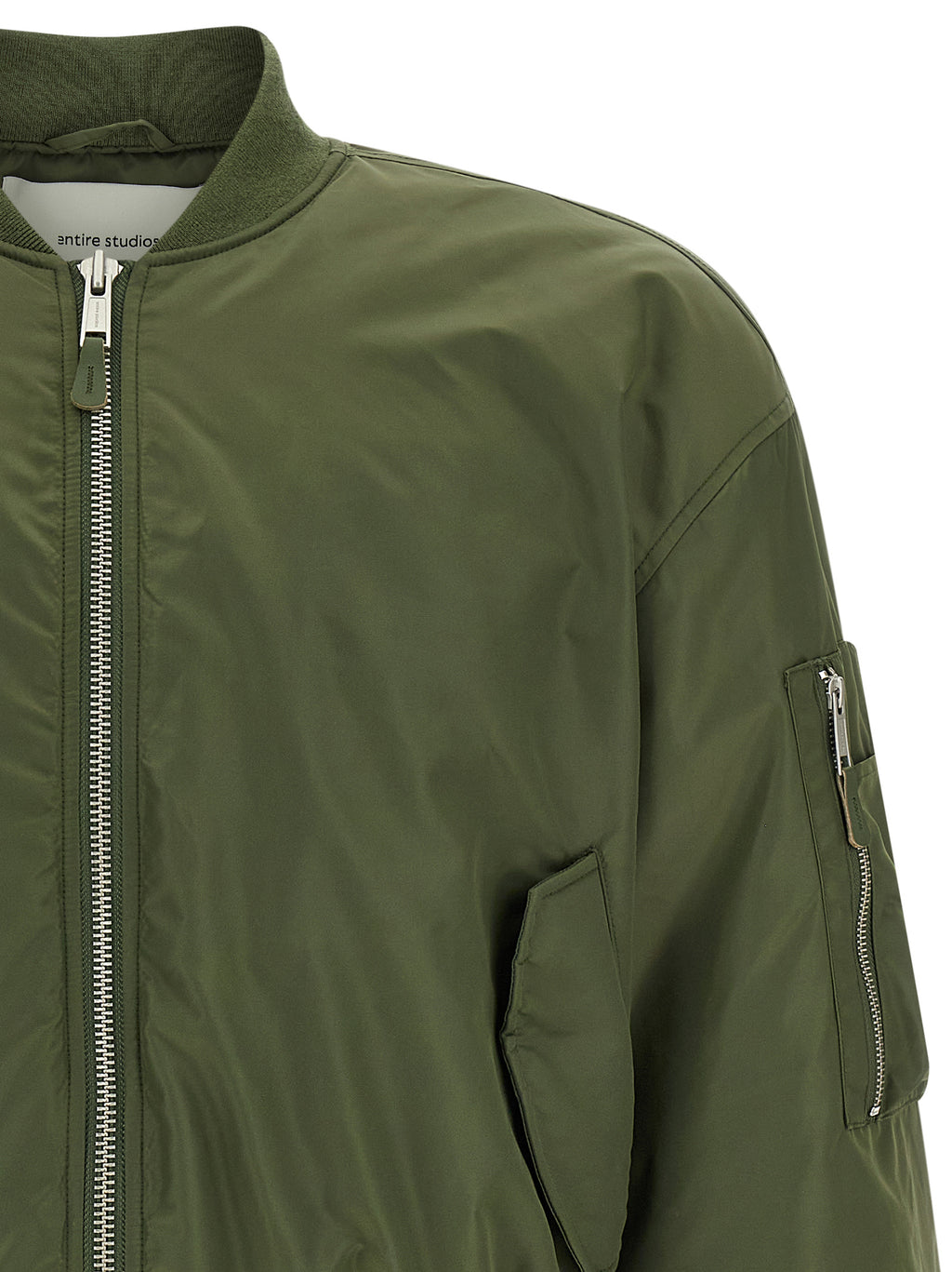 Bicolor Nylon Bomber
