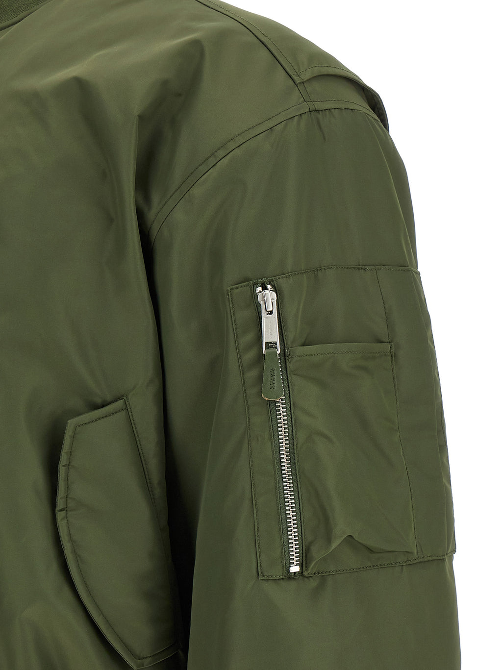 Bicolor Nylon Bomber
