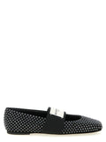 Black Calfskin Ballet Flats