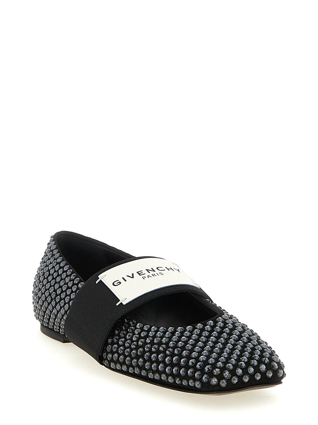 Black Calfskin Ballet Flats