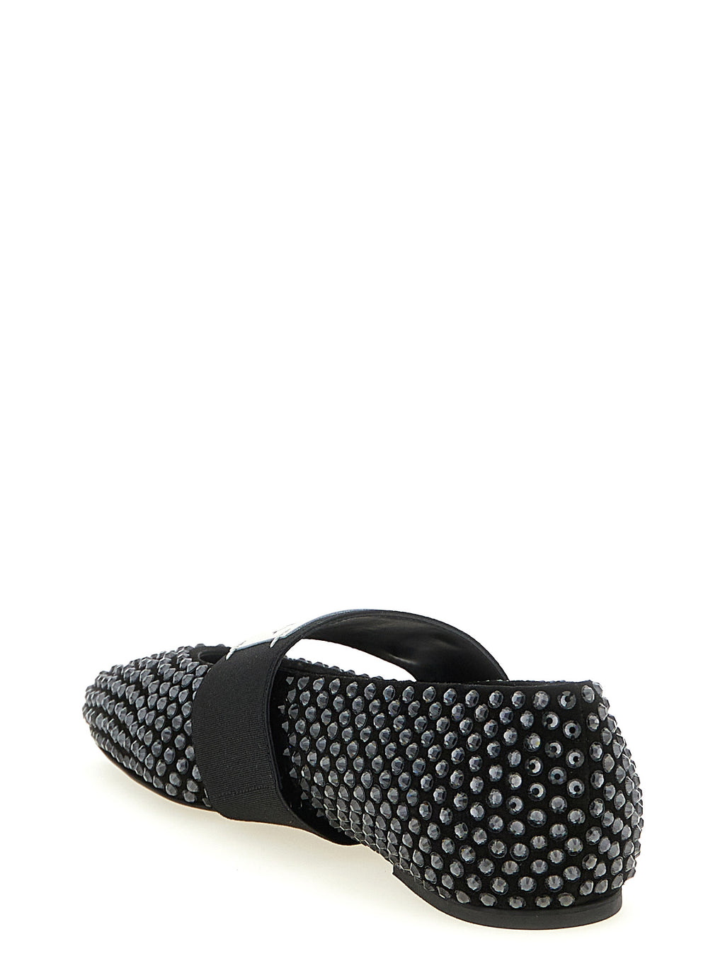 Black Calfskin Ballet Flats