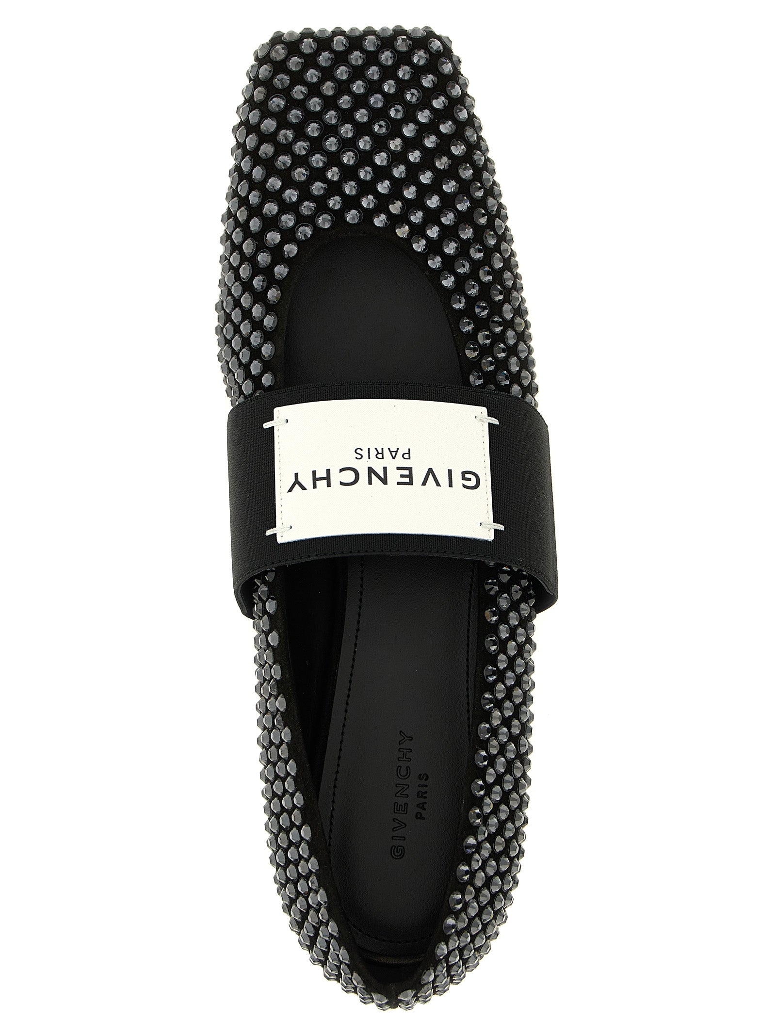 Black Calfskin Ballet Flats