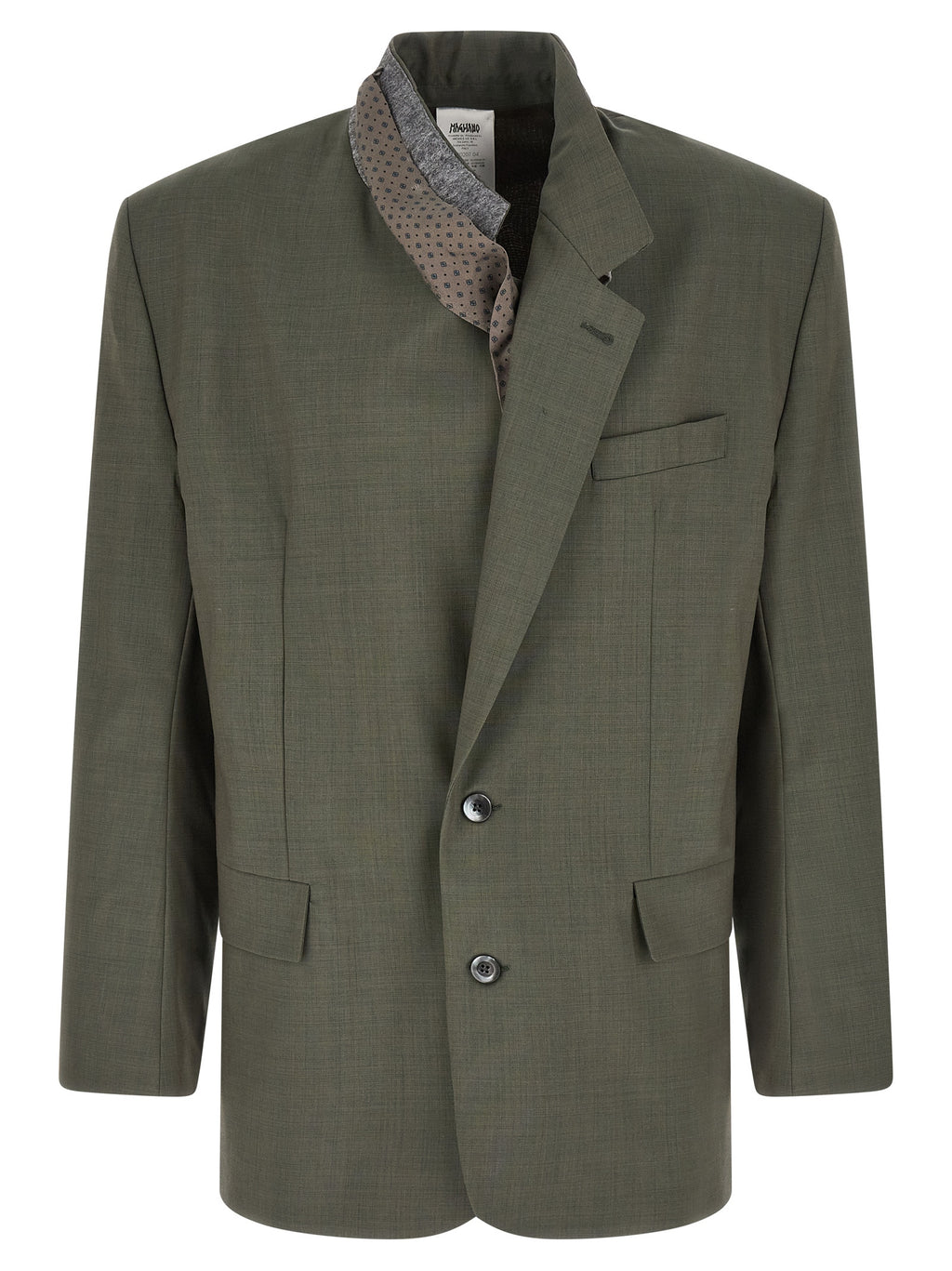 Bicolor Virgin Wool Blazer