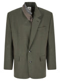Bicolor Virgin Wool Blazer