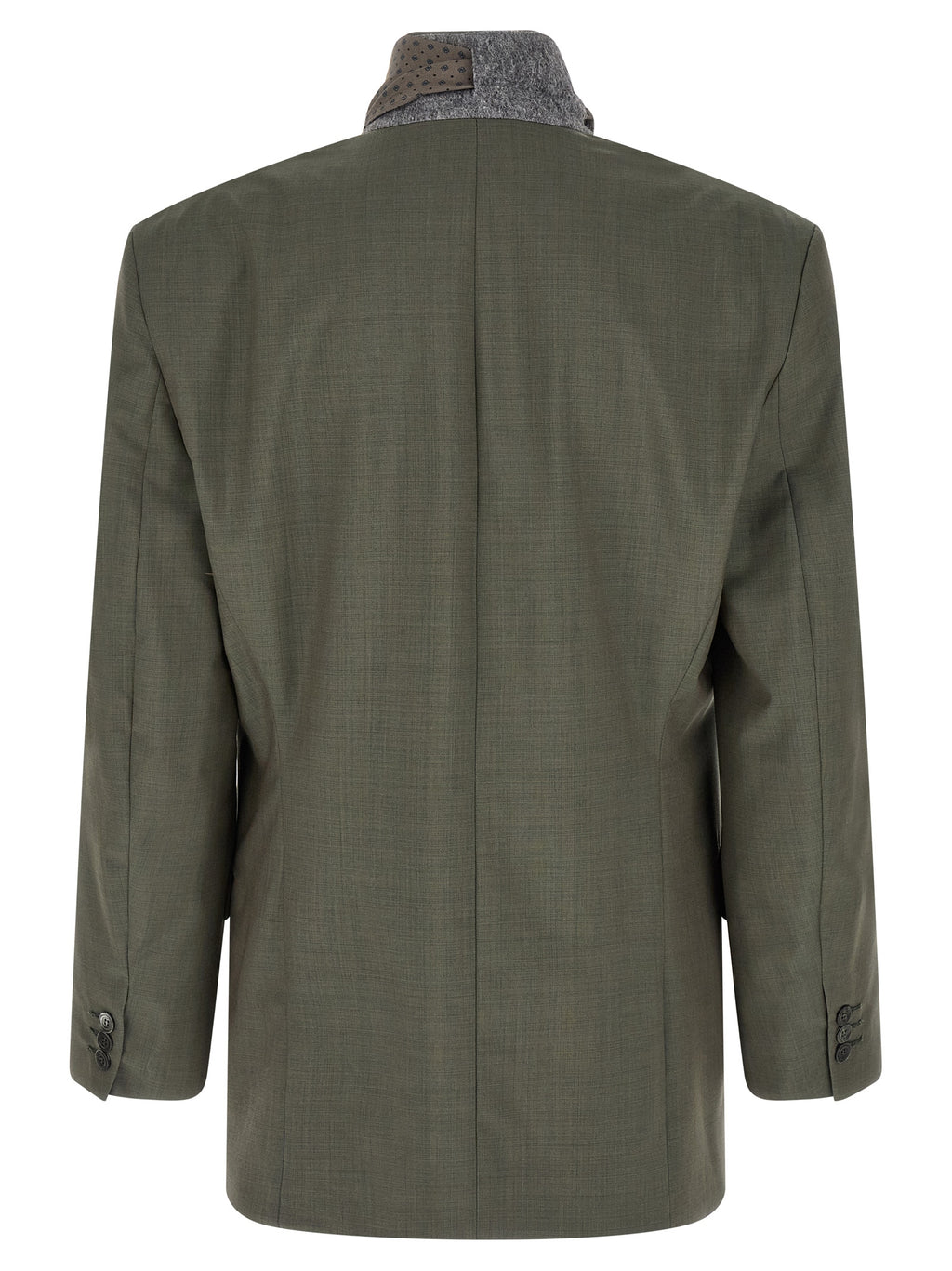 Bicolor Virgin Wool Blazer