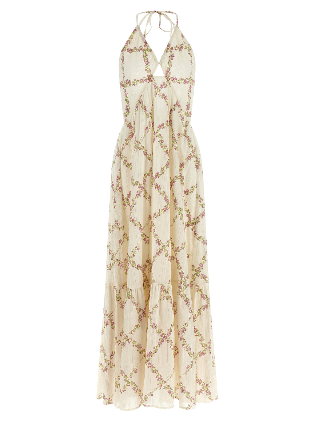 White Cotton Long Dress