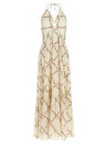 White Cotton Long Dress