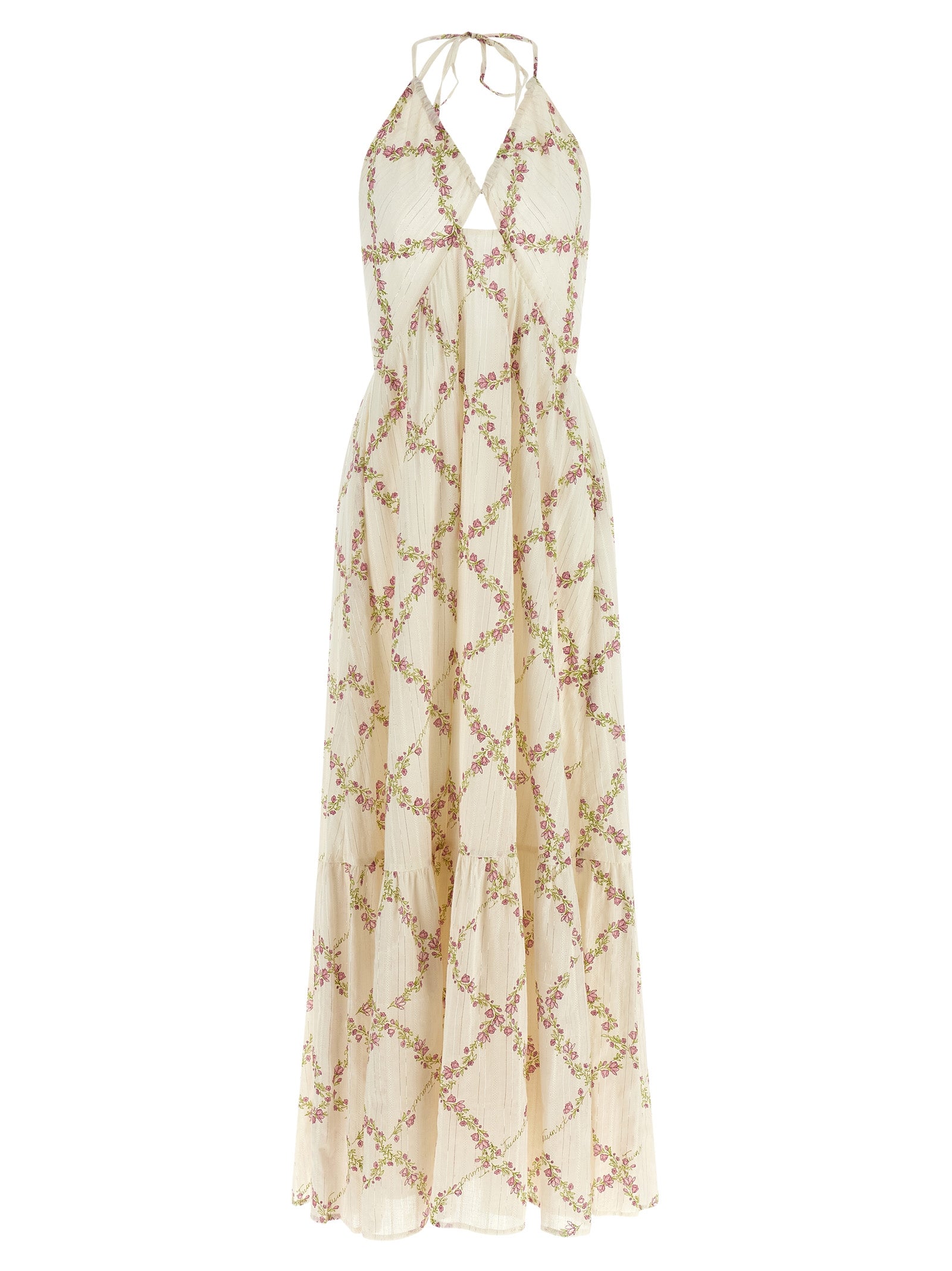 White Cotton Long Dress