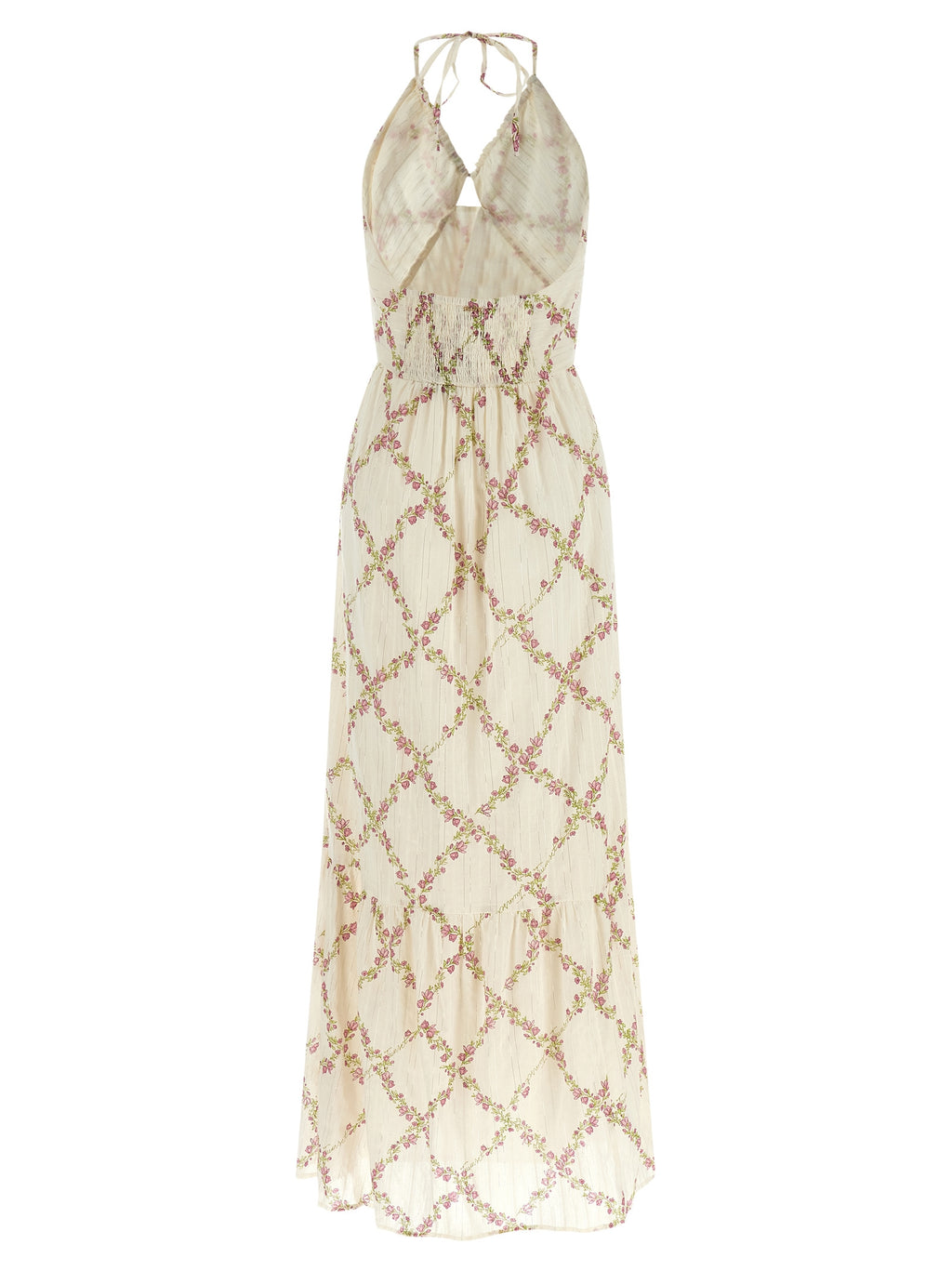 White Cotton Long Dress