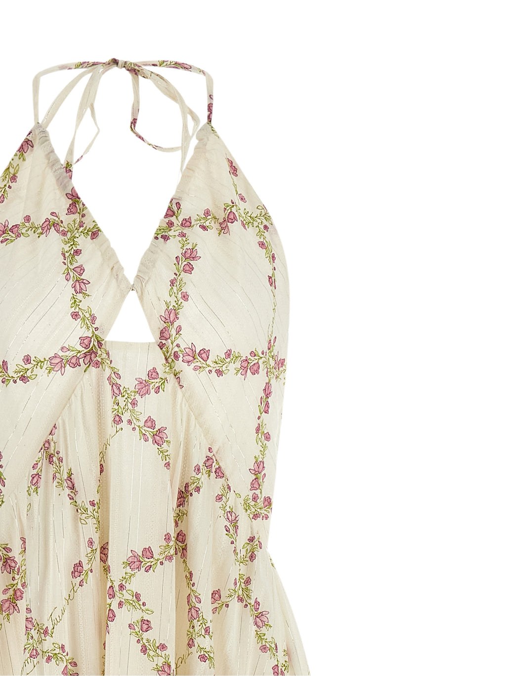 White Cotton Long Dress