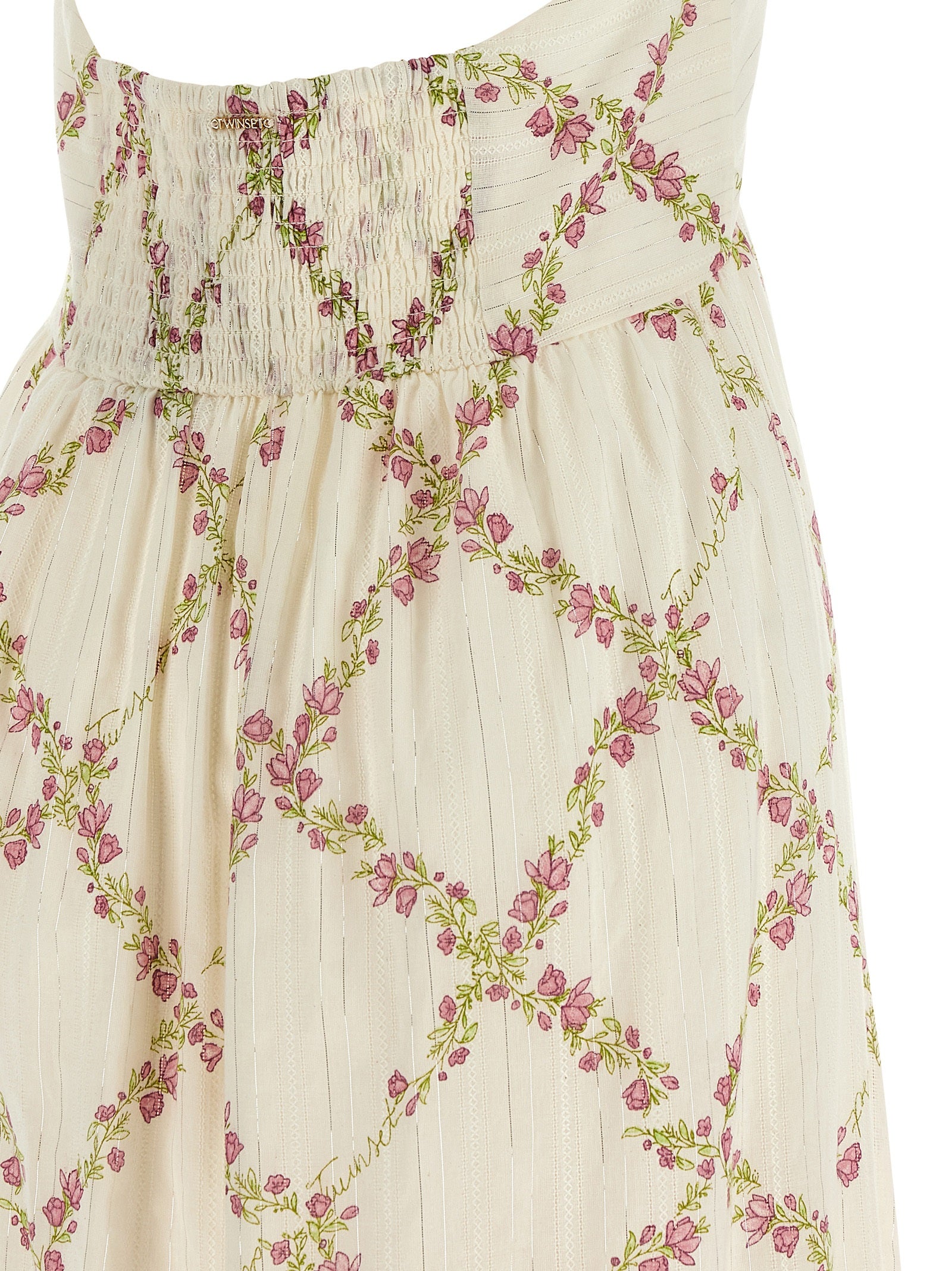 White Cotton Long Dress