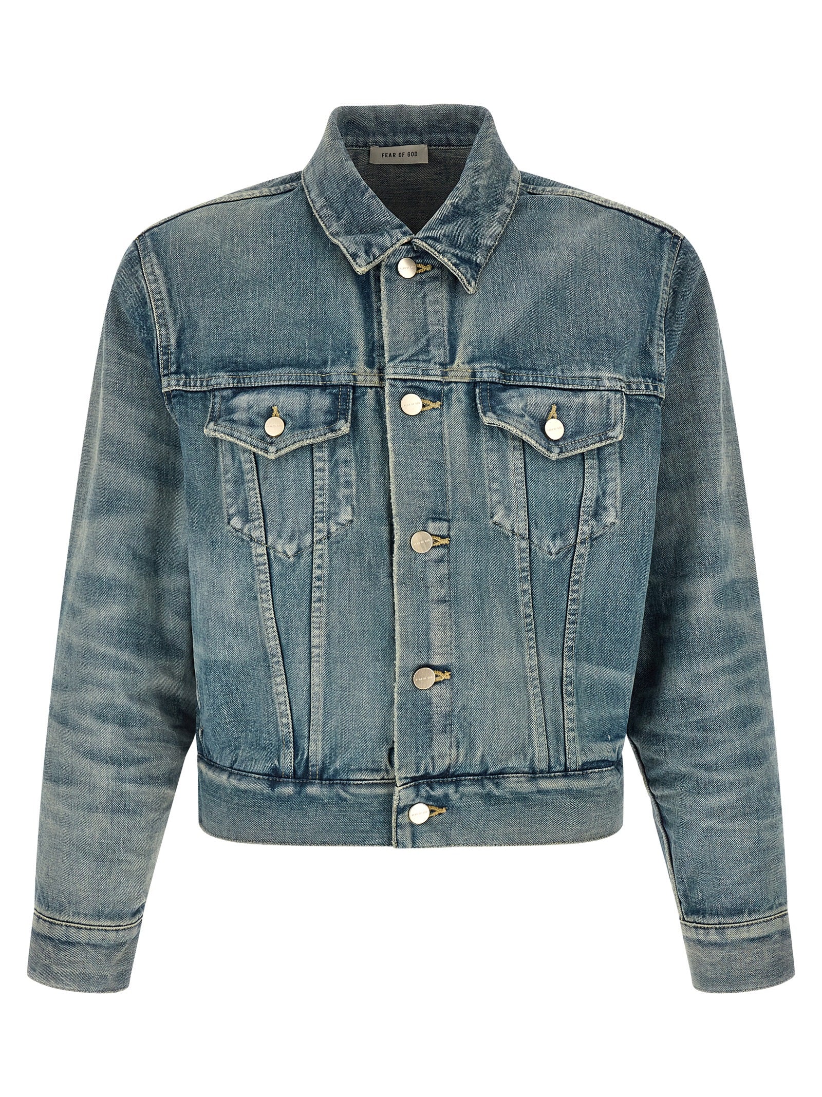 Blue Cotton Denim Jacket